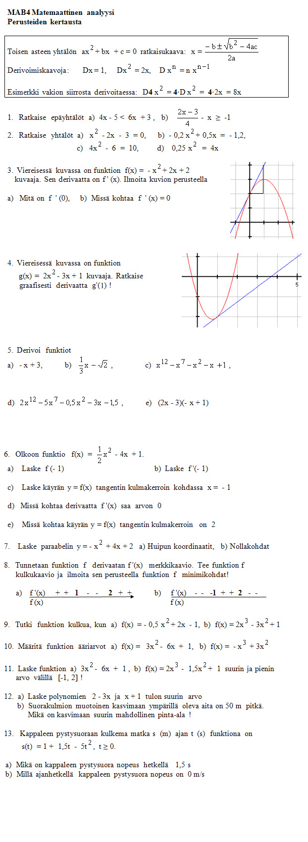 MAB4 Peruskertaus