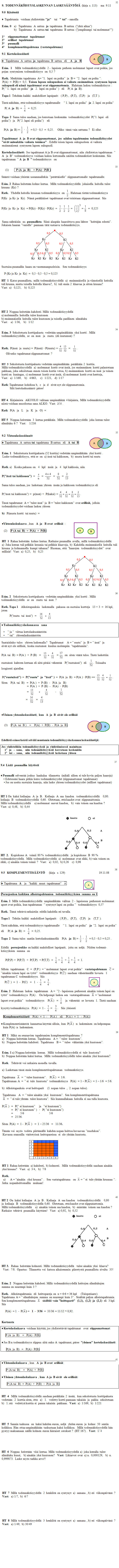 TN - laskennan laskus��nt�j� /  ma 9.11. , ke 11.11.