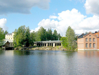  Juankosken ruukin masuuni ja Juankosken pato vuonna 2005